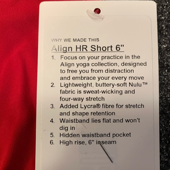 ❌Sold❌ Lululemon Align Shorts - Picture 2 of 6